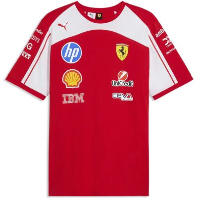 Puma T-shirt à Manches Courtes Sf Ferrari Replica Puma Red S Homme - Publicité Puma T-shirt à Manches Courtes Sf Ferrari Replica Puma Red S Homme - Publicité