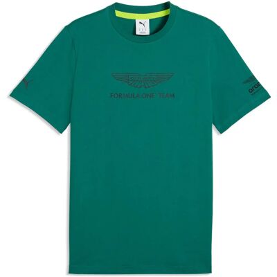 Puma T-shirt à Manches Courtes X Aston Martin F1 Essential Big Logo Green Lux L Homme - Publicité Puma T-shirt à Manches Courtes X Aston Martin F1 Essential Big Logo Green Lux L Homme - Publicité