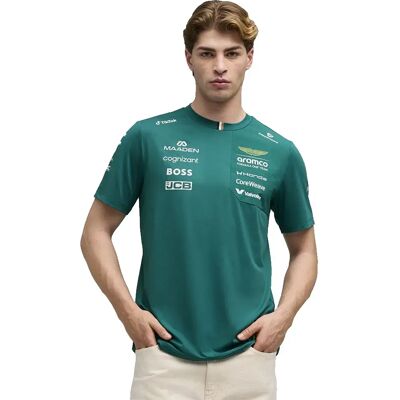 Puma T-shirt à Manches Courtes X Aston Martin F1 Lance Stroll Replica Green Lux L Homme - Publicité Puma T-shirt à Manches Courtes X Aston Martin F1 Lance Stroll Replica Green Lux L Homme - Publicité
