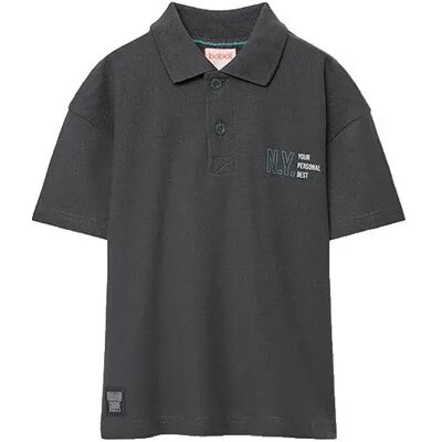 Boboli Polo à Manches Courtes 853017 Anthracite 10 Années - Publicité Boboli Polo à Manches Courtes 853017 Anthracite 10 Années - Publicité