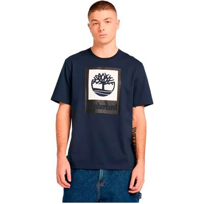 Timberland T-shirt à Manches Courtes Stack Logo Dark Sapphire L Homme - Publicité Timberland T-shirt à Manches Courtes Stack Logo Dark Sapphire L Homme - Publicité