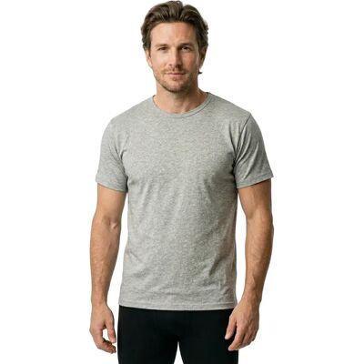 Nudie Jeans T-shirt à Manches Courtes Roffe Grey Melange S - Publicité Nudie Jeans T-shirt à Manches Courtes Roffe Grey Melange S - Publicité
