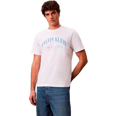 Calvin Klein Jeans T-shirt à Manches Courtes Lv04rf820g Bright White L Homme - Publicité Calvin Klein Jeans T-shirt à Manches Courtes Lv04rf820g Bright White L Homme - Publicité