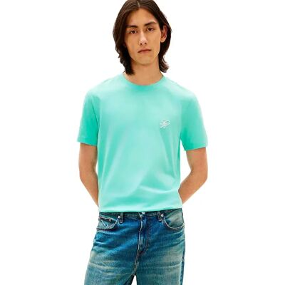 Tommy Hilfiger T-shirt à Manches Courtes Script Monogram Arctic Aqua M - Publicité Tommy Hilfiger T-shirt à Manches Courtes Script Monogram Arctic Aqua M - Publicité
