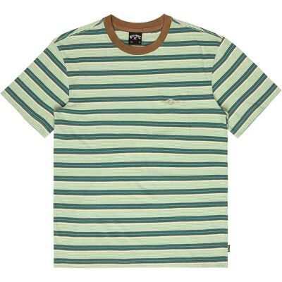 Billabong T-shirt à Manches Courtes Baxter Sea Green L Homme - Publicité Billabong T-shirt à Manches Courtes Baxter Sea Green L Homme - Publicité