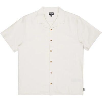Billabong Chemise à Manches Courtes Vacay Linen Off White M - Publicité Billabong Chemise à Manches Courtes Vacay Linen Off White M - Publicité