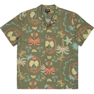 Billabong Chemise à Manches Courtes Vacay Moss Green M Homme - Publicité Billabong Chemise à Manches Courtes Vacay Moss Green M Homme - Publicité
