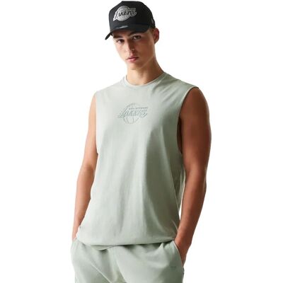 New Era T-shirt Sans Manches Nba Core Plus Los Angeles Lakers Pastel Green S - Publicité New Era T-shirt Sans Manches Nba Core Plus Los Angeles Lakers Pastel Green S - Publicité