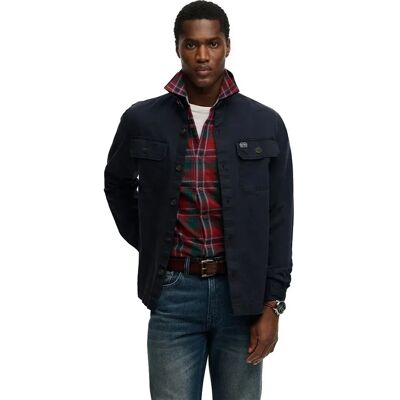Superdry Chemise Surchemise 2 Pocket Eclipse Navy M - Publicité Superdry Chemise Surchemise 2 Pocket Eclipse Navy M - Publicité
