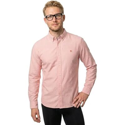 Superdry Chemise à Manches Longues Preppy Oxford Peach Amber Pink Chambray 3XL - Publicité Superdry Chemise à Manches Longues Preppy Oxford Peach Amber Pink Chambray 3XL - Publicité