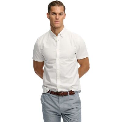 Superdry Chemise à Manches Courtes Preppy Oxford Optic 3XL Homme - Publicité Superdry Chemise à Manches Courtes Preppy Oxford Optic 3XL Homme - Publicité