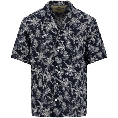 Fynch Hatton Chemise à Manches Courtes 16046079 Navy M Homme - Publicité Fynch Hatton Chemise à Manches Courtes 16046079 Navy M Homme - Publicité