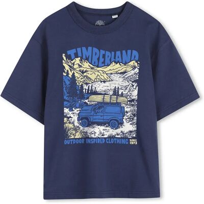 Timberland T-shirt à Manches Courtes T60795 Slate Blue 6 Années Garçon - Publicité Timberland T-shirt à Manches Courtes T60795 Slate Blue 6 Années Garçon - Publicité
