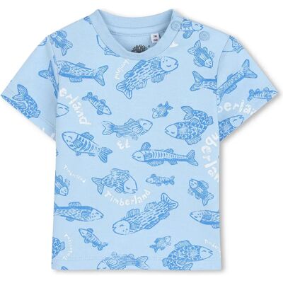 Timberland T-shirt à Manches Courtes T60892 Sky Blue 6 Mois Garçon - Publicité Timberland T-shirt à Manches Courtes T60892 Sky Blue 6 Mois Garçon - Publicité
