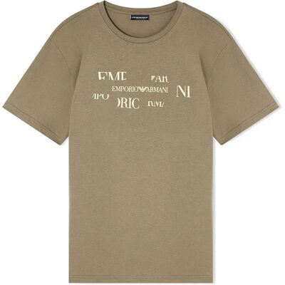 Giorgio Armani Emporio Armani T-shirt à Manches Courtes Em000574_af20451 PrEa Green-Eggnog L Homme - Publicité Giorgio Armani Emporio Armani T-shirt à Manches Courtes Em000574_af20451 PrEa Green-Eggnog L Homme - Publicité