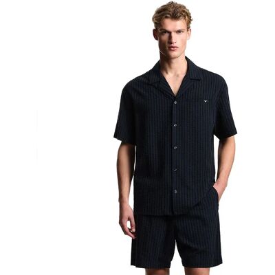 Giorgio Armani Emporio Armani Chemise à Manches Courtes Em000593_af20430 Armani Blue M Homme - Publicité Giorgio Armani Emporio Armani Chemise à Manches Courtes Em000593_af20430 Armani Blue M Homme - Publicité
