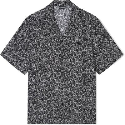 Giorgio Armani Emporio Armani Chemise à Manches Courtes Em000593_af20439 Flowers Black M Homme - Publicité Giorgio Armani Emporio Armani Chemise à Manches Courtes Em000593_af20439 Flowers Black M Homme - Publicité