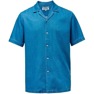 Salsa Jeans Chemise à Manches Courtes 21010843 Light Wash L Homme - Publicité Salsa Jeans Chemise à Manches Courtes 21010843 Light Wash L Homme - Publicité