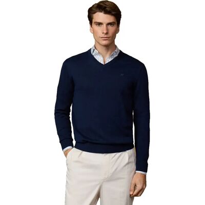 Hackett Pull à Col En V Ess Cotton Old Navy M - Publicité Hackett Pull à Col En V Ess Cotton Old Navy M - Publicité