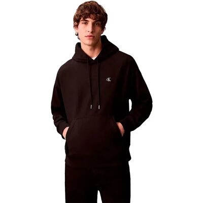 Calvin Klein Jeans Sweat à Capuche Premium Terry Monogram Black L - Publicité Calvin Klein Jeans Sweat à Capuche Premium Terry Monogram Black L - Publicité
