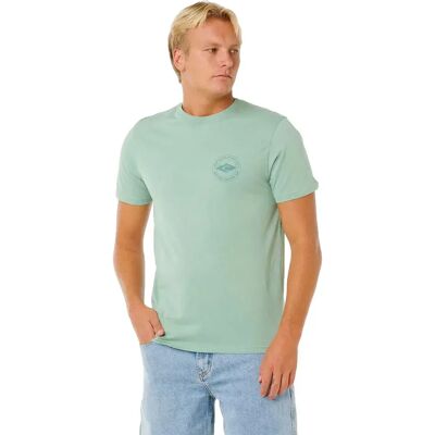 Rip Curl T-shirt à Manches Courtes Staple Aloe L Homme - Publicité Rip Curl T-shirt à Manches Courtes Staple Aloe L Homme - Publicité