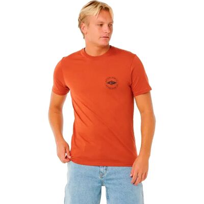 Rip Curl T-shirt à Manches Courtes Staple Baked Clay L Homme - Publicité Rip Curl T-shirt à Manches Courtes Staple Baked Clay L Homme - Publicité