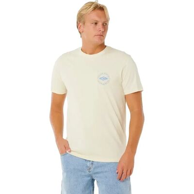Rip Curl T-shirt à Manches Courtes Staple Lemon Ice L Homme - Publicité Rip Curl T-shirt à Manches Courtes Staple Lemon Ice L Homme - Publicité