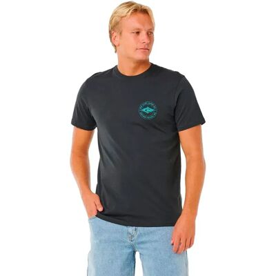 Rip Curl T-shirt à Manches Courtes Staple Washed Black S Homme - Publicité Rip Curl T-shirt à Manches Courtes Staple Washed Black S Homme - Publicité