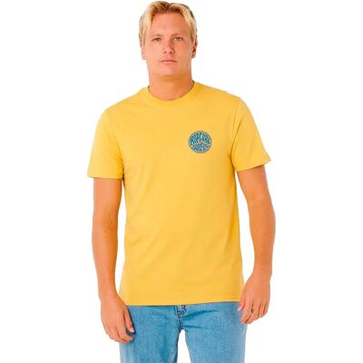 Rip Curl T-shirt à Manches Courtes Streamline Pass Ochre M Homme - Publicité Rip Curl T-shirt à Manches Courtes Streamline Pass Ochre M Homme - Publicité