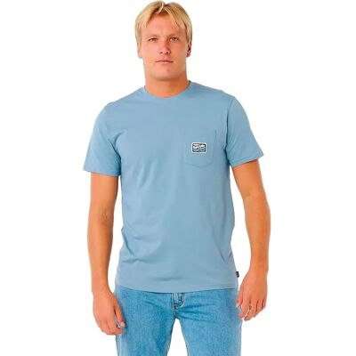 Rip Curl T-shirt à Manches Courtes Streamline Pocket Badge Faded Denim L - Publicité Rip Curl T-shirt à Manches Courtes Streamline Pocket Badge Faded Denim L - Publicité