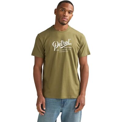 Petrol Industries T-shirt à Manches Courtes M-1060-tsr117 Dusty Army L Homme - Publicité Petrol Industries T-shirt à Manches Courtes M-1060-tsr117 Dusty Army L Homme - Publicité