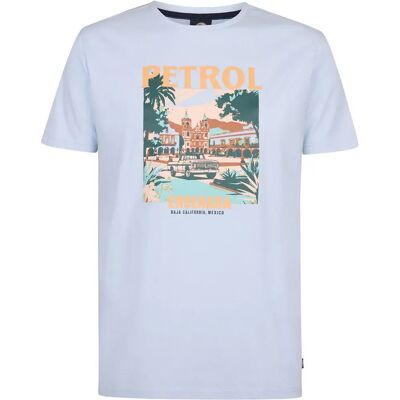 Petrol Industries T-shirt à Manches Courtes M-1060-tsr197 Sky L Homme - Publicité Petrol Industries T-shirt à Manches Courtes M-1060-tsr197 Sky L Homme - Publicité