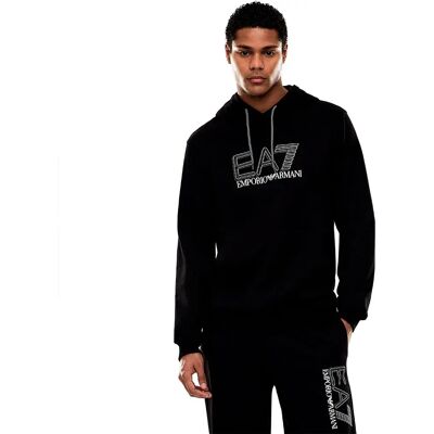 Giorgio Armani Ea7 Emporio Armani Sweat à Capuche 7m001313_af13512 Black S Homme - Publicité Giorgio Armani Ea7 Emporio Armani Sweat à Capuche 7m001313_af13512 Black S Homme - Publicité