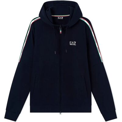 Giorgio Armani Ea7 Emporio Armani Sweat-shirt à Zip Italian Spirit Armani Blue 3XL Homme - Publicité Giorgio Armani Ea7 Emporio Armani Sweat-shirt à Zip Italian Spirit Armani Blue 3XL Homme - Publicité
