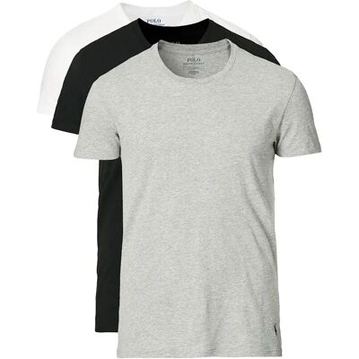 Polo Ralph Lauren T-shirt à Manches Courtes 714830304 3 Unités White / Black / Andover Heather S Homme - Publicité Polo Ralph Lauren T-shirt à Manches Courtes 714830304 3 Unités White / Black / Andover Heather S Homme - Publicité