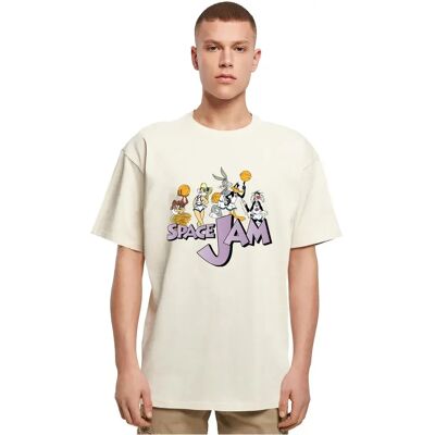 Merchcode T-shirt à Manches Courtes Space Jam Group Oversized Sand M Homme - Publicité Merchcode T-shirt à Manches Courtes Space Jam Group Oversized Sand M Homme - Publicité