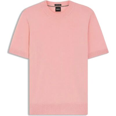 Boss Pull à Manches Courtes Umauro 10278963 Light / Pastel Pink M - Publicité Boss Pull à Manches Courtes Umauro 10278963 Light / Pastel Pink M - Publicité