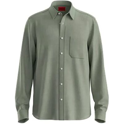 Hugo Chemise à Manches Longues Ermano 10248298 Light / Pastel Green M Homme - Publicité Hugo Chemise à Manches Longues Ermano 10248298 Light / Pastel Green M Homme - Publicité