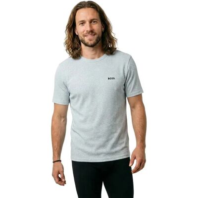 Boss T-shirt De Pyjama à Manches Courtes Waffle 10269584 Open Blue L Homme - Publicité Boss T-shirt De Pyjama à Manches Courtes Waffle 10269584 Open Blue L Homme - Publicité