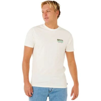 Rip Curl T-shirt à Manches Courtes Streamline Lineup Bone XS Homme - Publicité Rip Curl T-shirt à Manches Courtes Streamline Lineup Bone XS Homme - Publicité