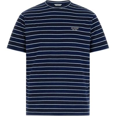 Guess T-shirt à Manches Courtes M6gi12k2993 Dark Indigo / White L Homme - Publicité Guess T-shirt à Manches Courtes M6gi12k2993 Dark Indigo / White L Homme - Publicité