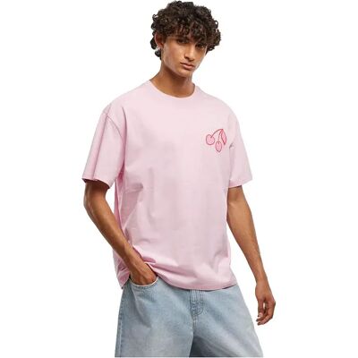 Mister Tee T-shirt à Manches Courtes Pink Cherries Oversized Soft Pink S - Publicité Mister Tee T-shirt à Manches Courtes Pink Cherries Oversized Soft Pink S - Publicité