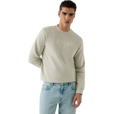 Guess Sweat-shirt Basic Box Logo Grey Boundary L Homme - Publicité Guess Sweat-shirt Basic Box Logo Grey Boundary L Homme - Publicité