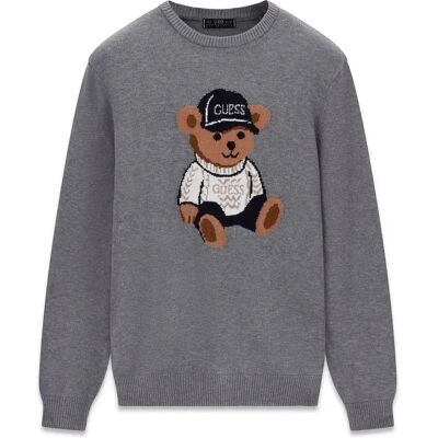Guess Pull Navin Deep Rain Cloud Heat L - Publicité Guess Pull Navin Deep Rain Cloud Heat L - Publicité