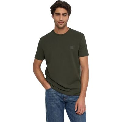 Salsa Jeans T-shirt à Manches Courtes 21010259 Regular Fit Dark Green V1 M Homme - Publicité Salsa Jeans T-shirt à Manches Courtes 21010259 Regular Fit Dark Green V1 M Homme - Publicité