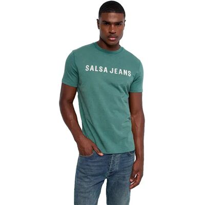 Salsa Jeans T-shirt à Manches Courtes 21011869 Medium Green V2 M Homme - Publicité Salsa Jeans T-shirt à Manches Courtes 21011869 Medium Green V2 M Homme - Publicité