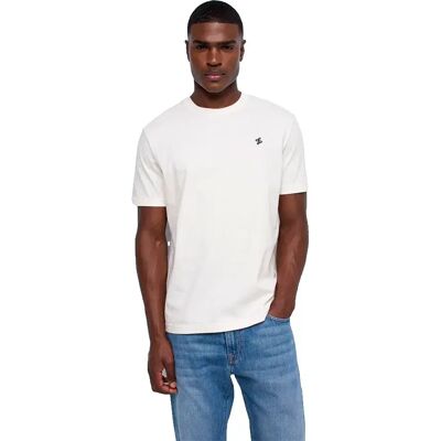 Salsa Jeans T-shirt à Manches Courtes 21012269 Light Pearl V1 L Homme - Publicité Salsa Jeans T-shirt à Manches Courtes 21012269 Light Pearl V1 L Homme - Publicité