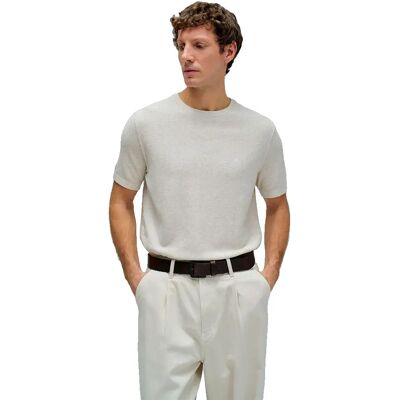 Salsa Jeans T-shirt à Manches Courtes 21012128 Beige L Homme - Publicité Salsa Jeans T-shirt à Manches Courtes 21012128 Beige L Homme - Publicité