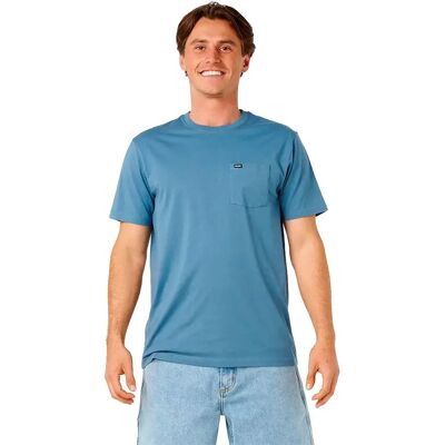 Rip Curl T-shirt à Manches Courtes Plain Pocket Bluefin S Homme - Publicité Rip Curl T-shirt à Manches Courtes Plain Pocket Bluefin S Homme - Publicité