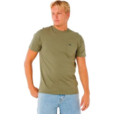 Rip Curl T-shirt à Manches Courtes Plain Pocket Surplus Green XL Homme - Publicité Rip Curl T-shirt à Manches Courtes Plain Pocket Surplus Green XL Homme - Publicité